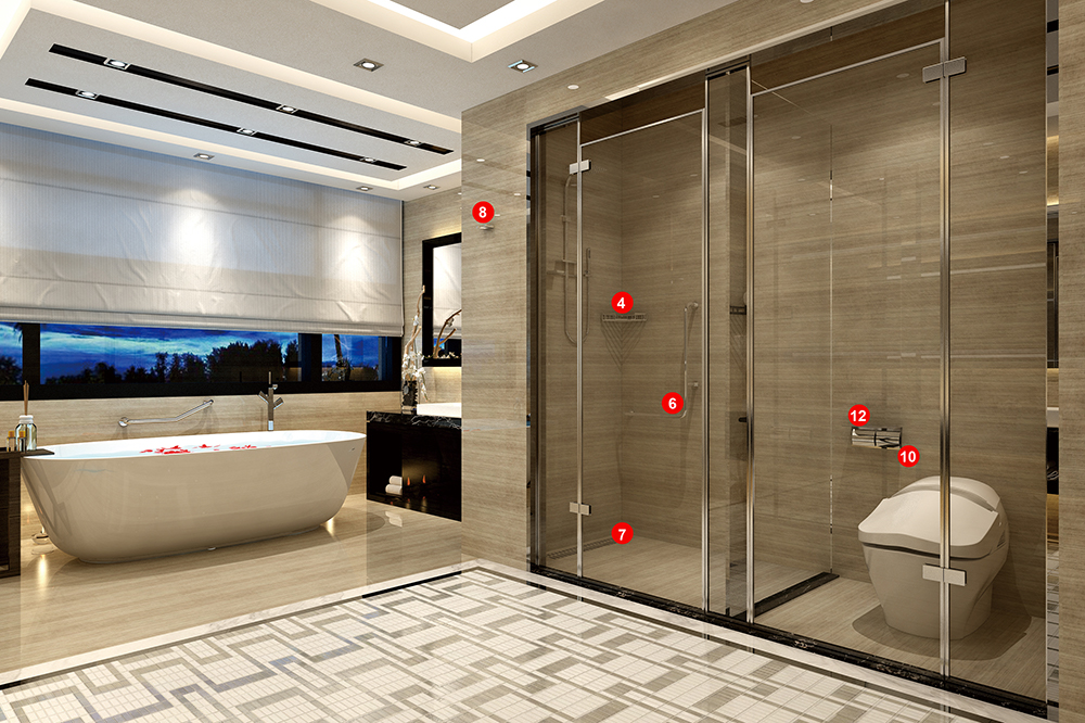 Hotel Toilet Sample (Design A)